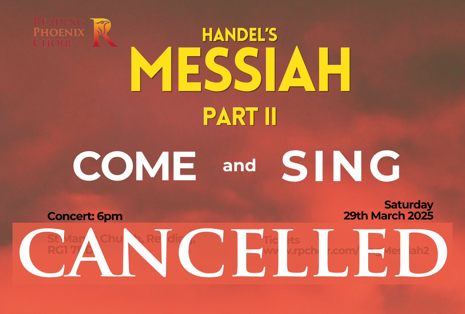 Handel's Messiah (Part II) Concert Performance