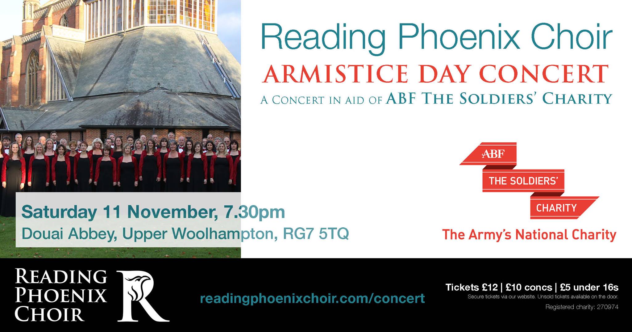 Armistice Day concert to raise money for ABF The Soldiers’ Charity