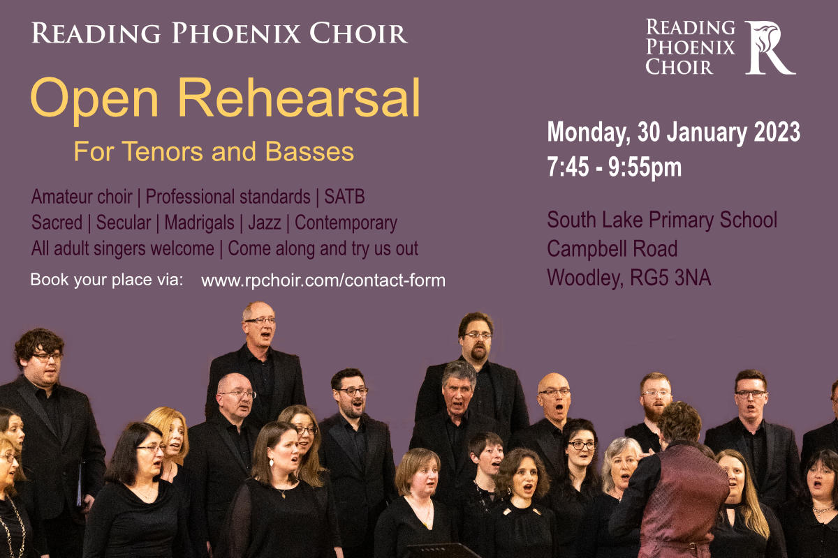 Open Rehearsal for Tenors and Basses